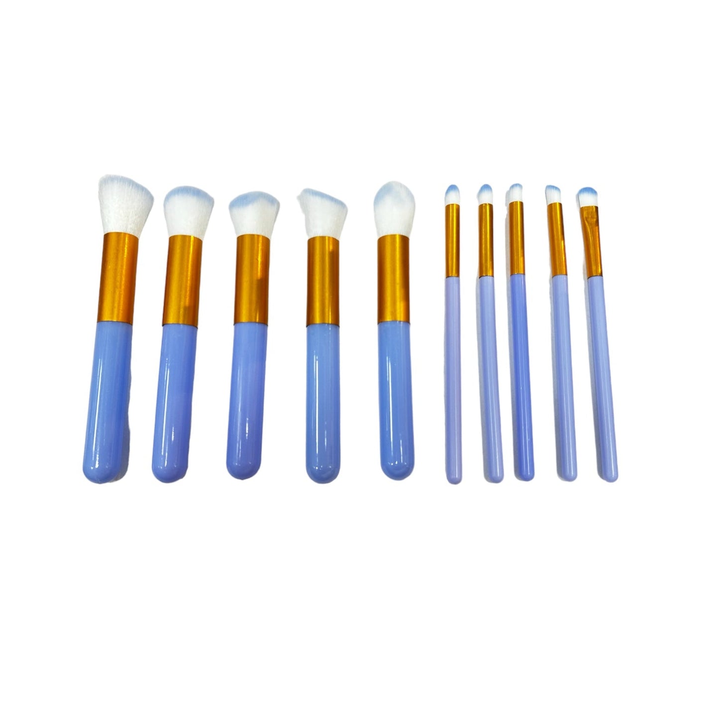 SET X10 MINI BROCHAS NARANJA / MORADO
