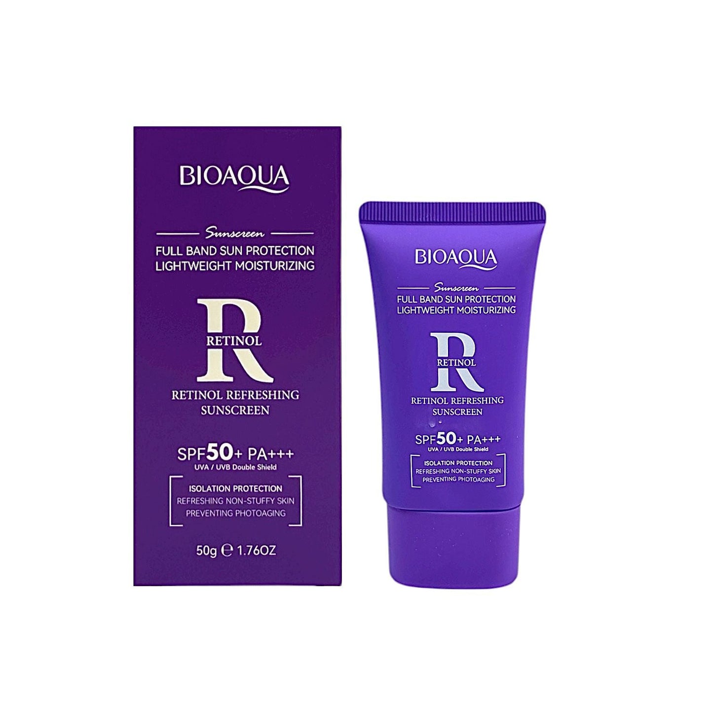 PROTECTOR SOLAR SPF50+ RETINOL 50G BIOAQUA