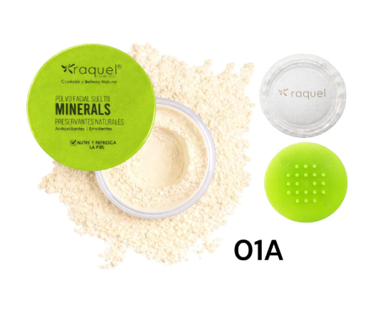 POLVO SUELTO MINERALS TRIGO Y AVENA 1 TRASLUCIDO RAQUEL